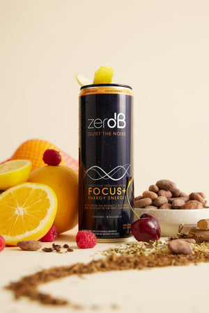 Tonic with organic botanical nootropics Focus + Energy Berry Citrus (12-pack) - Zero dB