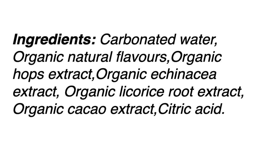 Sparkling water with organic botanical nootropics Focus Mango (8-pack) - Zero dB