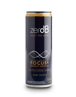 Tonic with organic botanical nootropics Focus + Energy Berry Citrus (12-pack) - Zero dB
